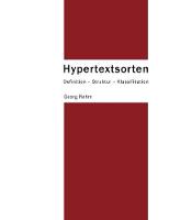 Hypertextsorten