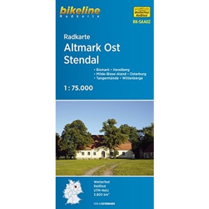 Altmark East Stendal cycle map