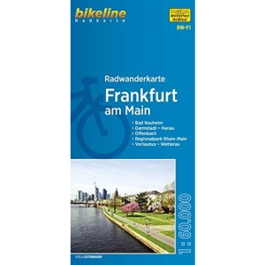 Frankfurt am Main cycling tour map