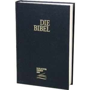 Die Bibel - Schlachter Version 2000: Taschenausgabe mit Parallelstellen. Cover: schwarz