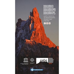 Dolomites Unesco tourist map