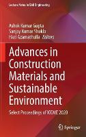 Advances in Construction Materials and Sustainable Environment