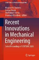 Recent Innovations in Mechanical Engineering