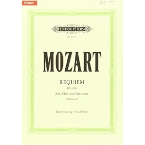 Requiem in D minor K626 (Completed by F. X. Süßmayr) (Vocal Score): Vervollständigung Süßmayr, Neuausgabe nach den Quellen / Klavierauszug