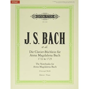 The Notebooks for Anna Magdalena Bach 1722 & 1725 (Piano Solo): Sheet (Edition Peters)