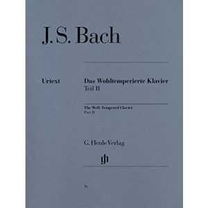 Well-Tempered Clavier BWV 870-893 Vol. 2 - piano - (HN 16): Das Wohltemperierte Klavier Teil II. Instrumentation: Piano solo