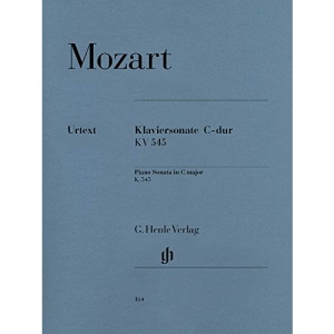 Piano Sonata [Facile] C major KV 545 - piano - (HN 164): Instrumentation: Piano solo