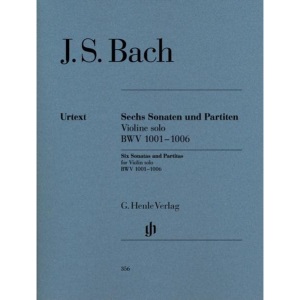 Sonatas and Partitas for Violin solo BWV 1001-1006 - (notated and annotated version) - violin - (HN 356)