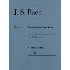 Two Part Inventions - Johann Sebastian Bach - Piano - sheet music - G. Henle Verlag - HN 591