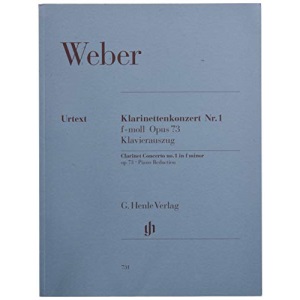 Clarinet Concerto No. 1 f minor op. 73/1 - clarinet and orchestra - piano reduction with solo part - (HN 731)