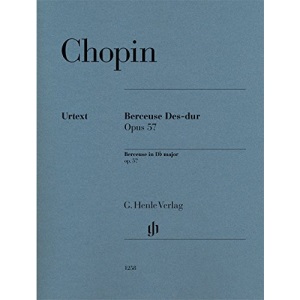 Berceuse, op. 57 - Revised Urtext Edition - piano solo - sheet music - (HN 1258)